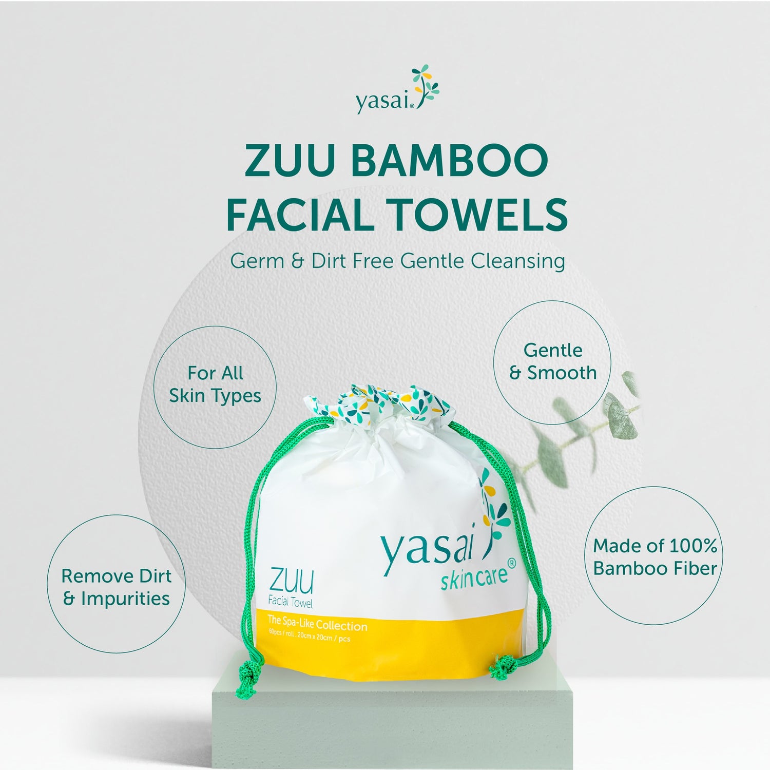YASAI ZUU BAMBOO FACIAL TOWEL